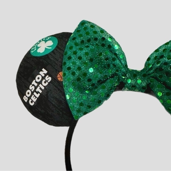 Women’s Boston Celtics Minnie Mouse Ears Headband - NWOT - Picture 4 of 4